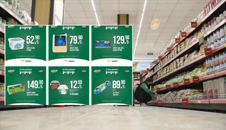 Tarım Kredi indirimleri haftaya bomba gibi düştü! Yeni ay kataloğunda, çay, şeker, et, peynir dip yaptı!