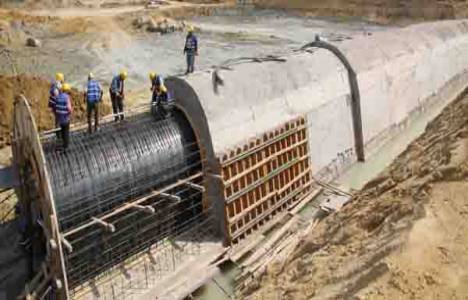 Namazgah Barajı hızla ilerliyor!