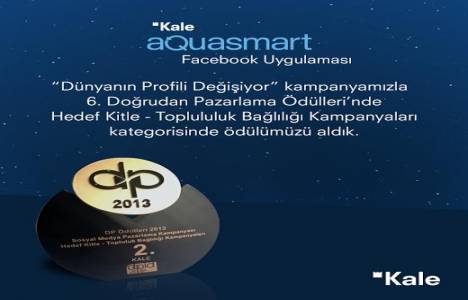 Kale’nin su tasarrufu sağlayan çevreci projesine ödül geldi!