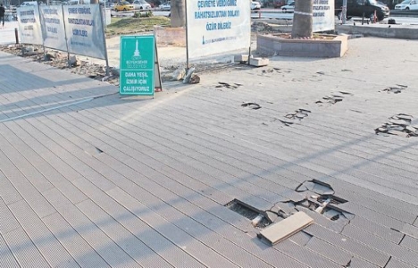 Güzelyalı Vapur İskelesi'nin platforumu 3. kez söküldü!