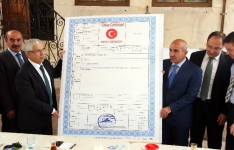 Kilis'te 51 dönümlük arazi belediyeye devredildi!