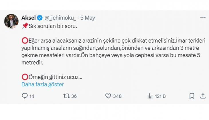 Arsa alırken şekline de dikkat edin: Yoksa komşu parselleri de 3-4 kat pahalıya almak zorunda kalırsınız!