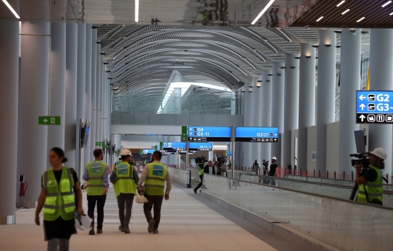 İstanbul Yeni Havaliman ında 9 bin kişi 10 uçakla test yapılacak!