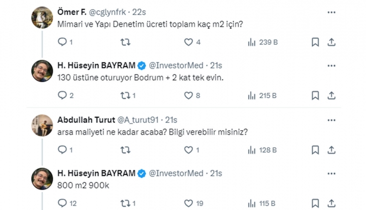 Kendi evini yapmak isteyenler dikkat! İkiz dubleks ev arsa dahil en az 5 milyon TL!