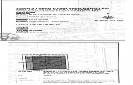 Aydın Didim de imar planı değişikliği onaylandı!