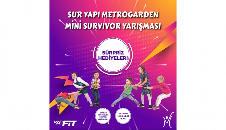 Sur Yapı Metrogarden AVM'de ara tatil etkinlikleri başlıyor! Ücretsiz eğlence fırsatını kaçırmayın!