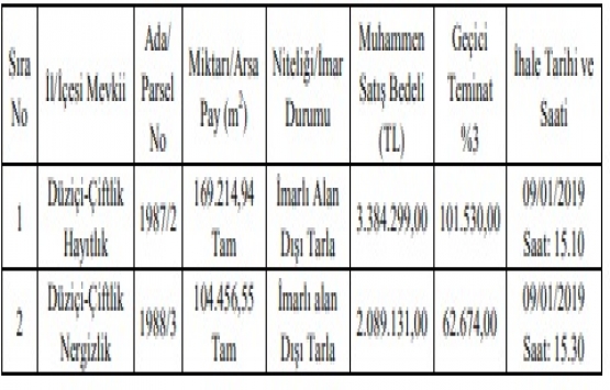 Osmaniye de 5.4 milyon TL ye satılık 2 tarla!