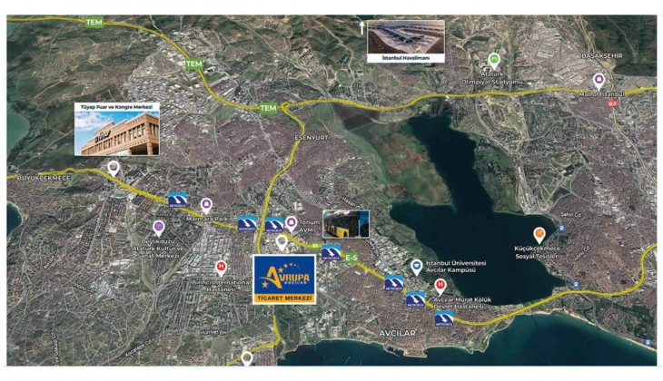 Avrupa Ticaret Merkezi nerede? Avrupa Ticaret Merkezi fiyat listesi!