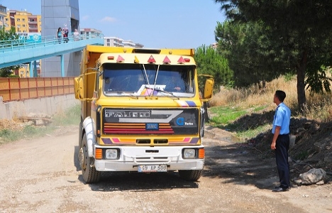 Manisa'daki hafriyat araçlarına uydu takibi!