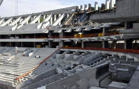 Vodafone Arena Stadyumu son durum fotoğrafları!