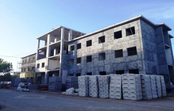 Adıyaman Sosyal Yardımlaşma Vakfı Binası'nın kaba inşaatı tamamlandı!