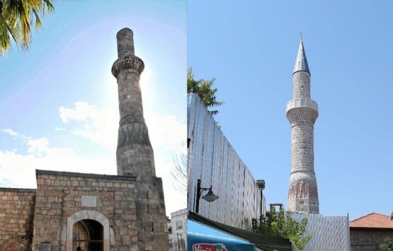Antalya'daki Kesik Minare'ye külah takıldı!