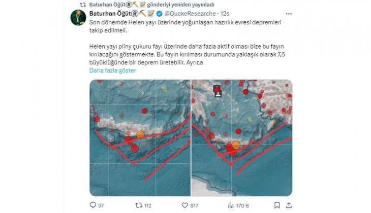 Deprem araştırmacısından Helen yayı uyarısı: İstanbul un altına kadar gidiyor, Güney Batı kıyı illerinde önlem alınmalı!