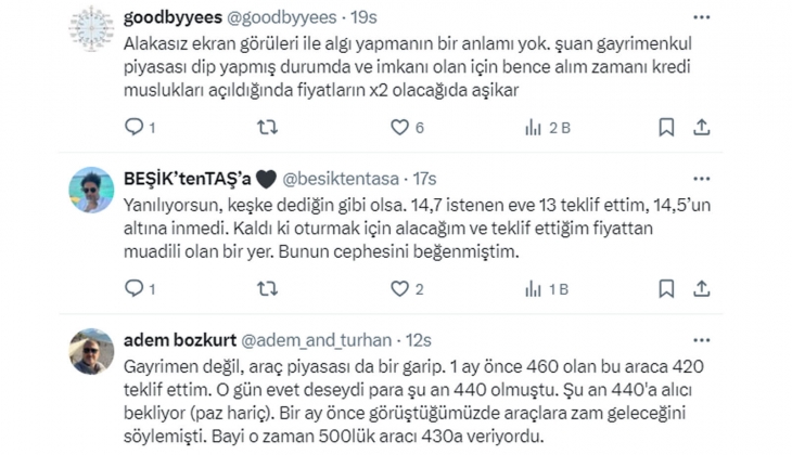 Bir emlak ilanında 1 ayda fiyat yüzde 24 düştü! Analistten Gayrimenkulde hala balon var açıklaması geldi!