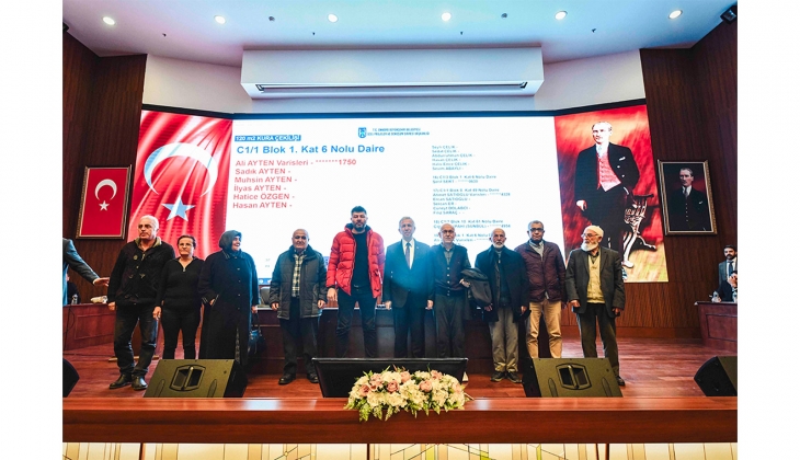 15 yıllık hasret son buldu! Ankara Büyükşehir, Mamak taki 342 konutun kuralarını çekti!