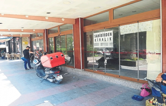 Kira fırsatçılarının dükkanları boş kaldı!