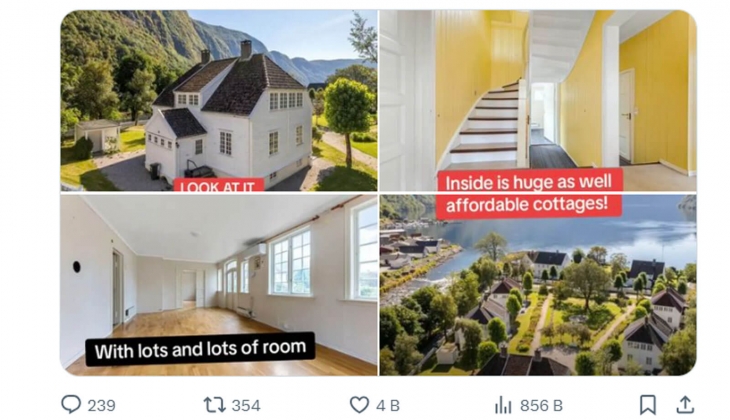 İstanbul da stüdyo daire parasına, Norveç te dubleks ev!