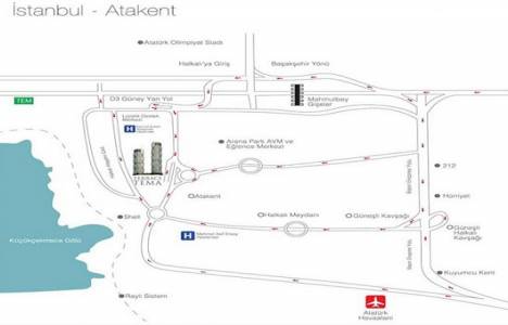 Terrace Tema Halkalı ulaşım!