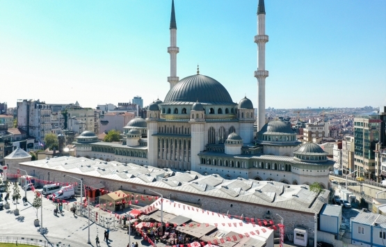 Taksim Cami inşaatında sona gelindi!