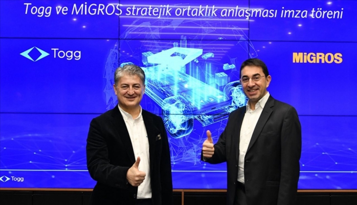 Togg kullanıcıları, araçlarında bile Migros’tan alışveriş yapabilecek