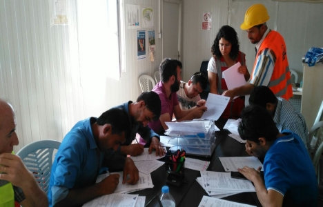 Propa şantiyesinin güvenliği Sinem Bingöl'e emanet!