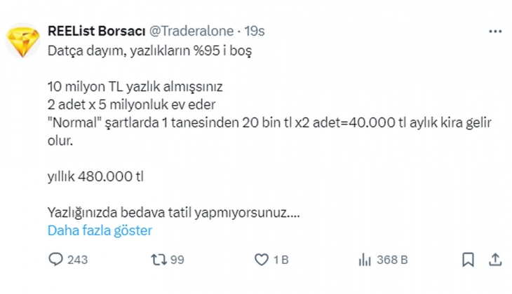 Yazlığını boş tutanlar ve yazlığı olanlar dikkat: Aslında bedava tatil yapmıyorsunuz! 