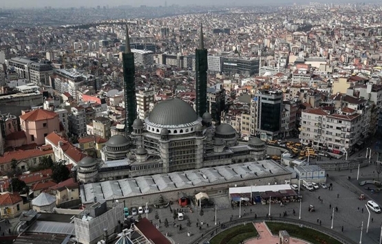 Taksim Camii'nde çalışmalar tamamlanmak üzere!