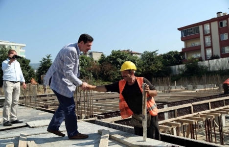 Derebahçe Kültür Yaşam Merkezi temel atma töreni