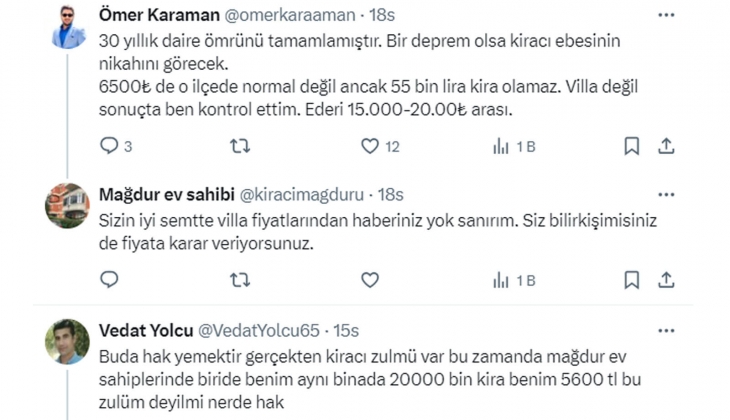 Yüzde 25 zam sınırına takılan ev sahiplerinin mağduriyeti bitmedi: Yan apartmanda kira 55 bin TL, benim aldığım 6.500 TL