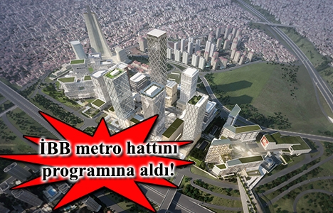 İstanbul Finans Merkezi için 2.4 kilometre metro hattı inşa edilecek!