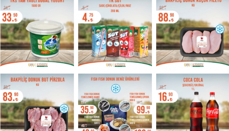 Tarım Kredi Market yeni kataloğunu yayımladı! Süzme peynir 49 TL'ye, fileto beyaz et 88 TL'ye düştü!