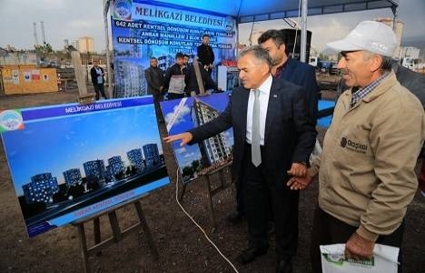 Kayseri Melikgazi'de 2015'te 642 daire inşa edildi!