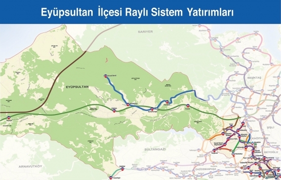 İstanbul raylı sistem haritası 2019!