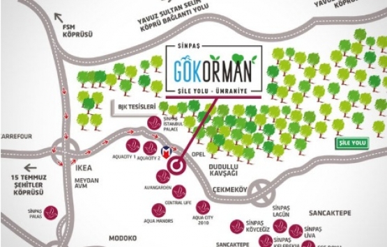 Sinpaş Gökorman konum!