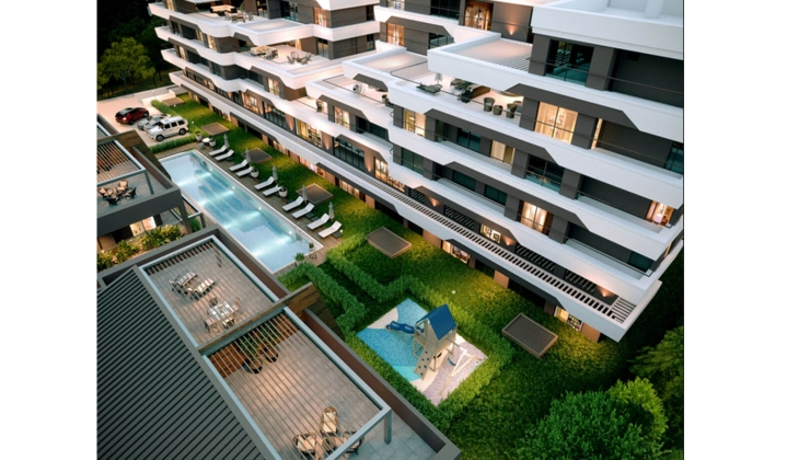 Valens Plus Antalya da faizsiz taksitle 2+1 daire ve 4+1 villalar! 