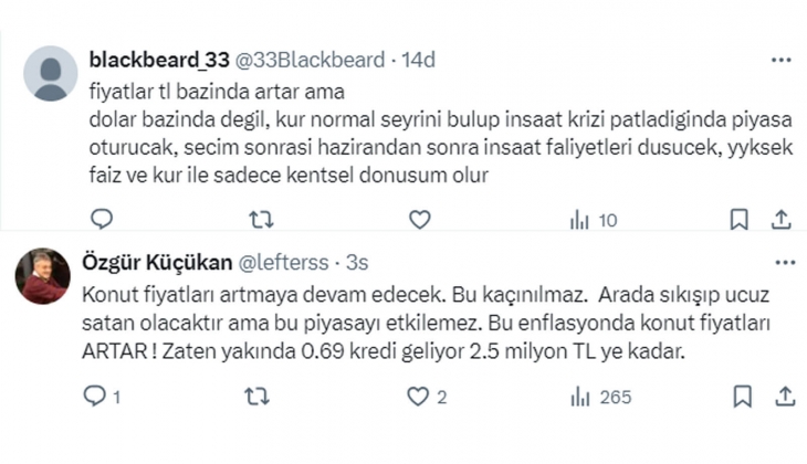 Tebernüş Kireçci: Konut inşaatları hız kesecek, şu anki konutlar daha da değerlenecek!