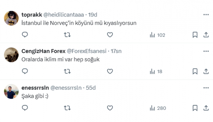 İstanbul da stüdyo daire parasına, Norveç te dubleks ev!