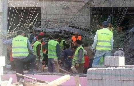 Balıkesir Üniversitesi'nin inşaatı göçtü!