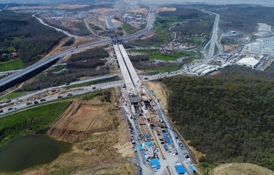 Kuzey Marmara Otoyolu havadan görüntülendi!