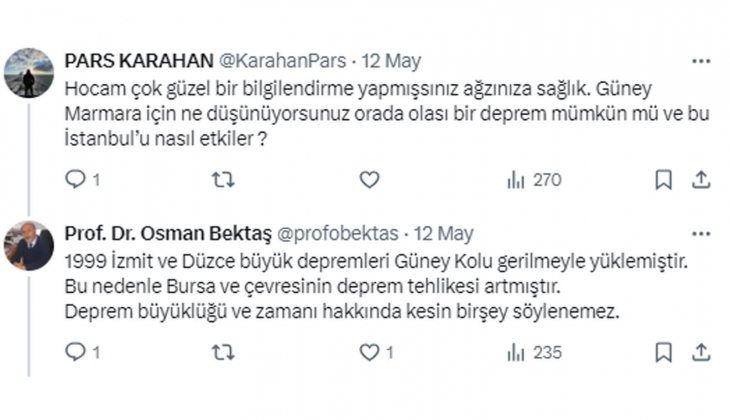 Prof. Dr. Osman Bektaş tan tarihiyle İstanbul depremi açıklaması geldi: İstanbul da 7 den büyük deprem...