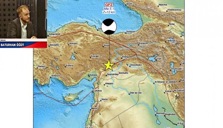 Deprem araştırmacısı Baturhan Öğüt Malatyalıları uyarıyor! Bölgede birikmiş stres mevcut, dikkat edilmeli!