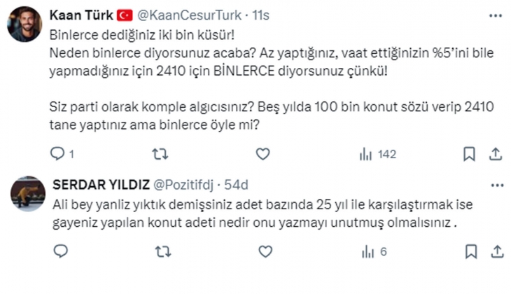 KİPTAŞ Genel Müdürü Ali Kurt: Eski yönetim 25 yılda 1.632 bağımsız birim yıkmış, biz 5 yılda 2.410 birim yıktık!