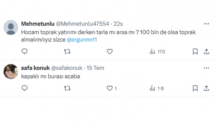 Girişimci Mert Ergün den doğru yatırım açıklaması: Vadeli mevduat anlık bir zevk, doğru yatırım topraktan geçiyor!