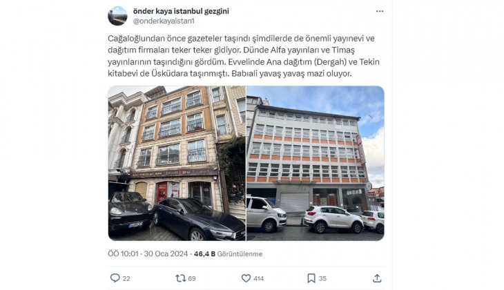 Cağaloğlu nda taşınmalar hızlandı! Vatandaşlar sebepleri sıraladı!