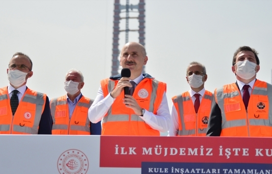 1915 Çanakkale Köprüsü nün son çelik blok montajı yapıldı!