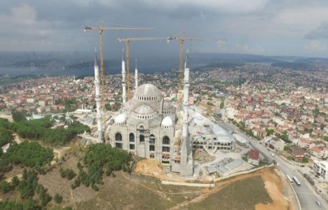 Üsküdar Çamlıca Camii'nin kaba inşaatı tamamlandı!