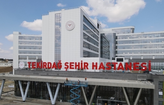 Tekirdağ Şehir Hastanesi inşaatında sona geliniyor!