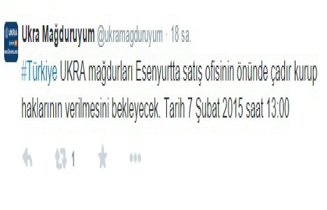 Ukra City mağdurları Esenyurt ta çadır kuruyor!