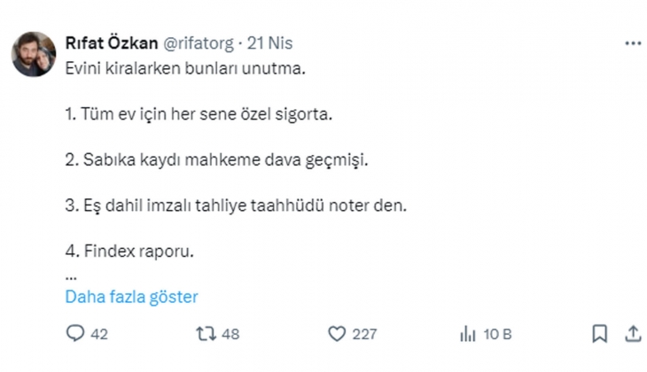 Ev sahiplerine kiralama uyarısı: Tüm ev için her yıl özel sigorta yaptırın! 