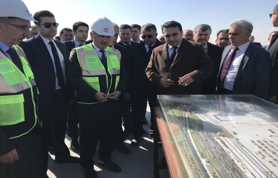 Cahit Turhan, Konya Yüksek Hızlı Tren Garı inşaatını inceledi!